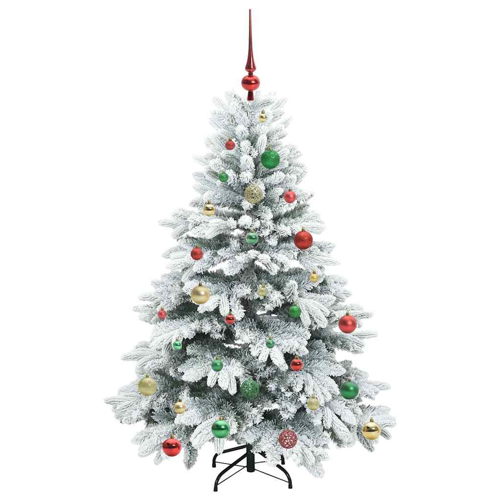 Albero di Natale artificiale con 150 LED Verde 150 cm PE e PVC 3397609