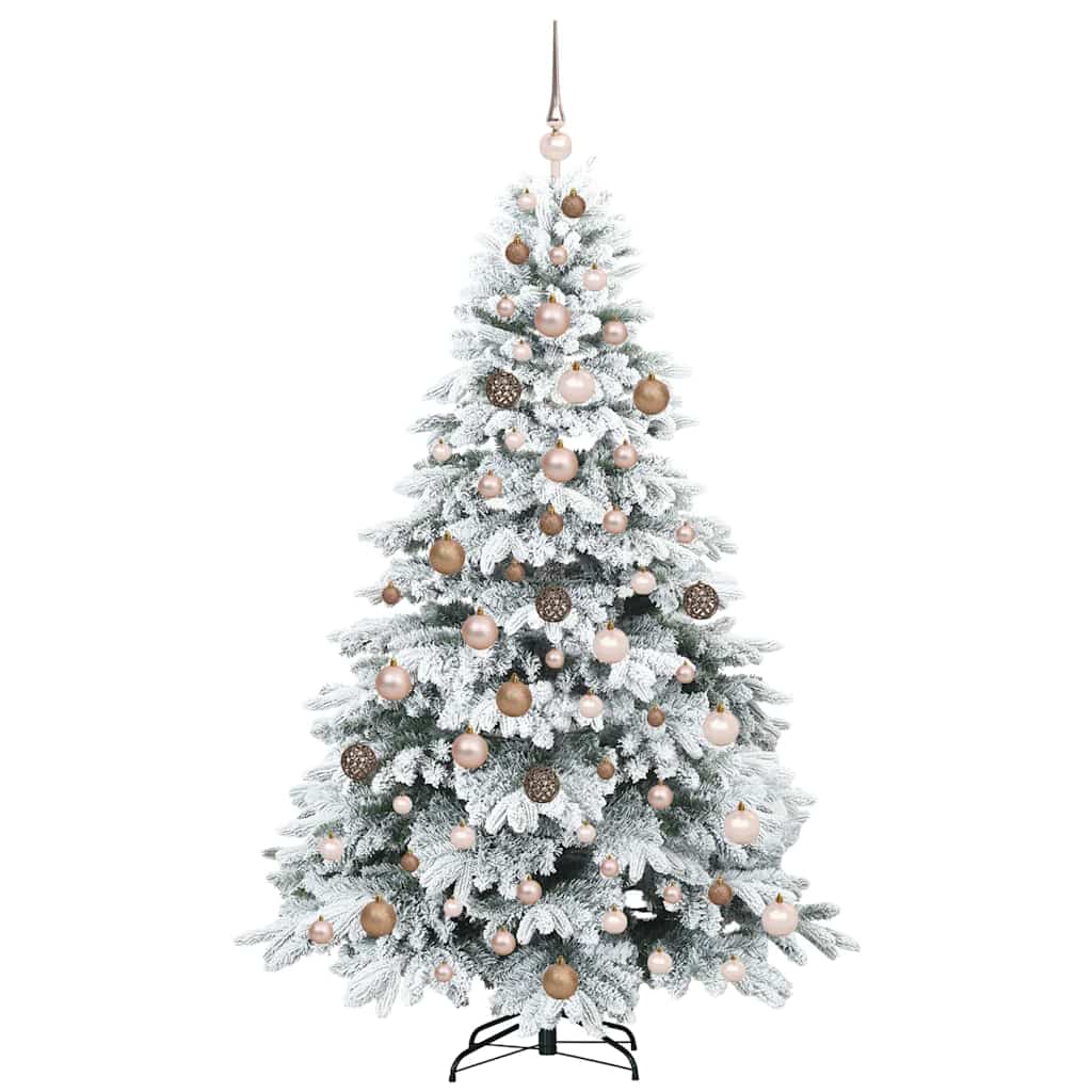 Albero di Natale artificiale con 300 LED Verde 180 cm PE e PVC 3397612