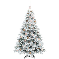 Albero di Natale artificiale con 300 LED Verde 180 cm PE e PVC 3397612