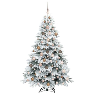 Albero di Natale artificiale con 300 LED Verde 180 cm PE e PVC 3397612