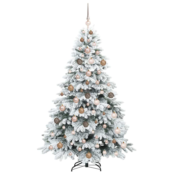 Albero di Natale artificiale con 300 LED Verde 180 cm PE e PVC 3397612