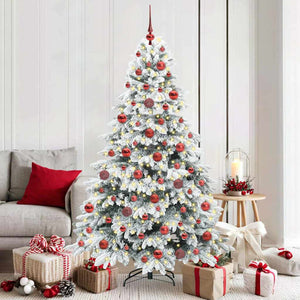 Albero di Natale artificiale con 300 LED Verde 180 cm PE e PVC 3397614