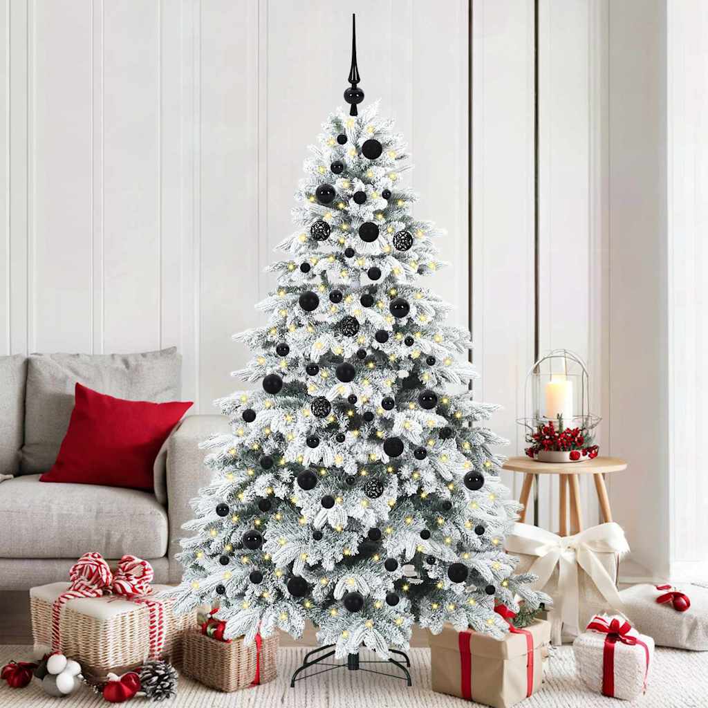 Albero di Natale artificiale con 300 LED Verde 180 cm PE e PVC 3397615