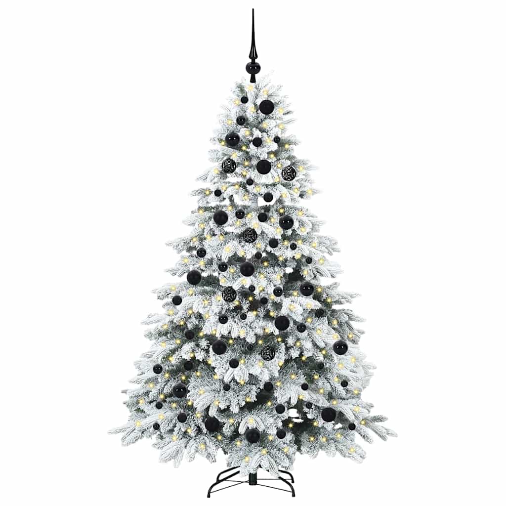Albero di Natale artificiale con 300 LED Verde 180 cm PE e PVC 3397615