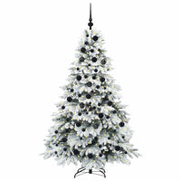 Albero di Natale artificiale con 300 LED Verde 180 cm PE e PVC 3397615