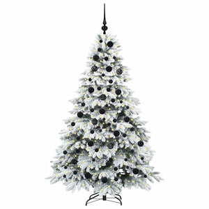 Albero di Natale artificiale con 300 LED Verde 180 cm PE e PVC 3397615