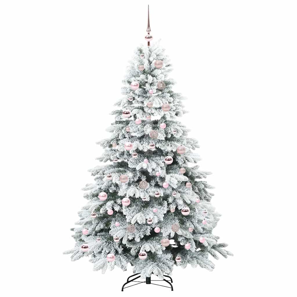 Albero di Natale artificiale con 300 LED Verde 180 cm PE e PVC 3397616