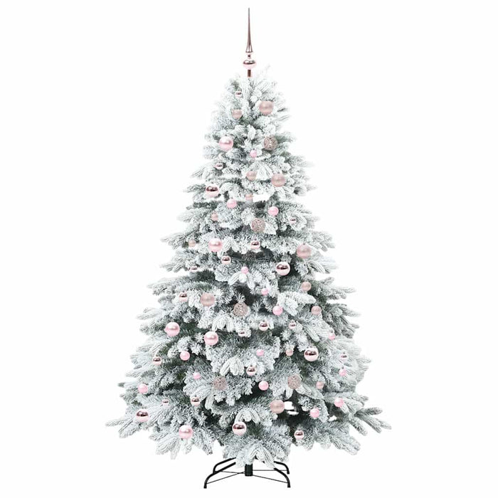 Albero di Natale artificiale con 300 LED Verde 180 cm PE e PVC 3397616