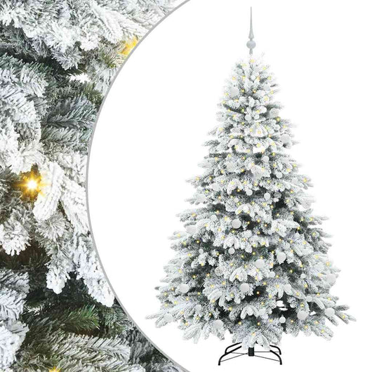 Albero di Natale artificiale con 300 LED Verde 180 cm PE e PVC 3397617