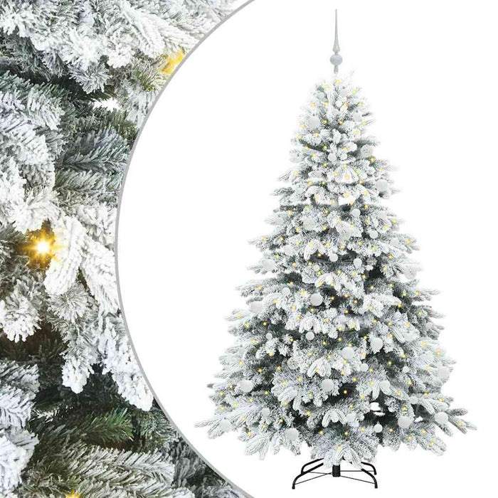 Albero di Natale artificiale con 300 LED Verde 180 cm PE e PVC 3397617