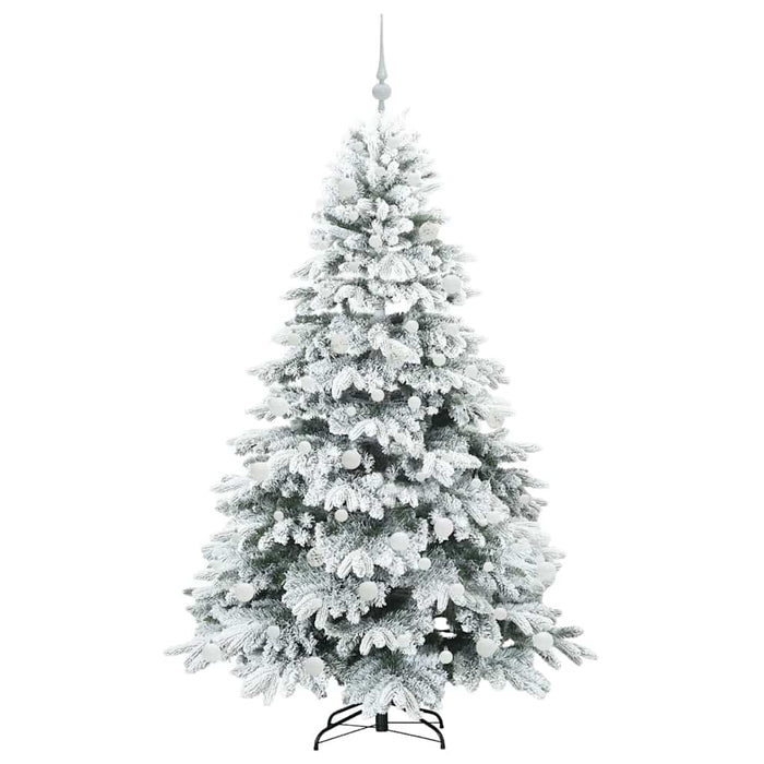 Albero di Natale artificiale con 300 LED Verde 180 cm PE e PVC 3397617