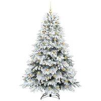 Albero di Natale artificiale con 300 LED Verde 180 cm PE e PVC 3397618
