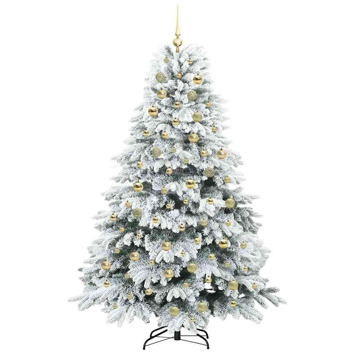 Albero di Natale artificiale con 300 LED Verde 180 cm PE e PVC 3397618