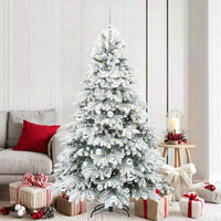 Albero di Natale artificiale con 300 LED Verde 180 cm PE e PVC 3397619