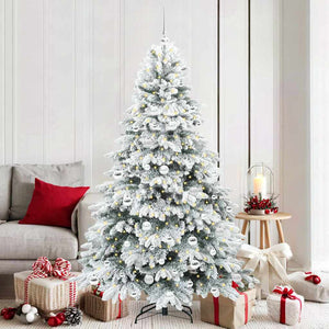 Albero di Natale artificiale con 300 LED Verde 180 cm PE e PVC 3397619