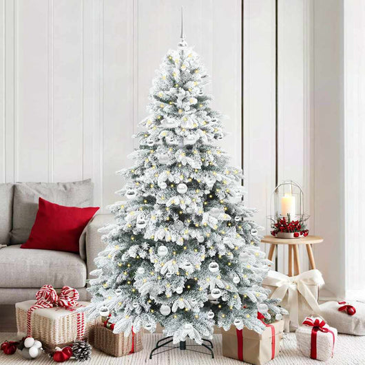 Albero di Natale artificiale con 300 LED Verde 180 cm PE e PVC 3397619
