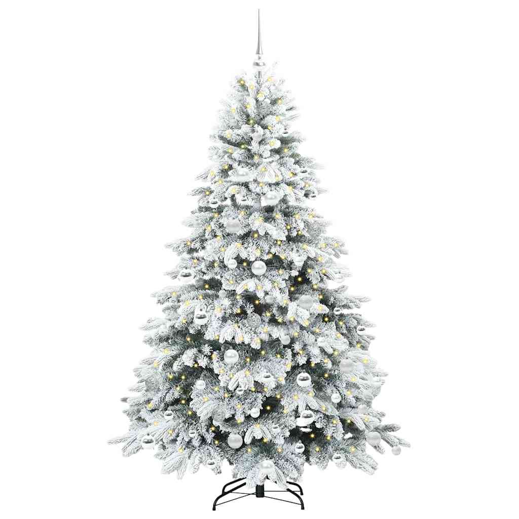 Albero di Natale artificiale con 300 LED Verde 180 cm PE e PVC 3397619
