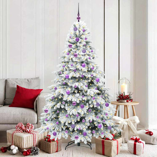 Albero di Natale artificiale con 300 LED Verde 180 cm PE e PVC 3397620