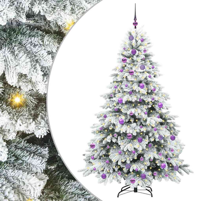 Albero di Natale artificiale con 300 LED Verde 180 cm PE e PVC 3397620