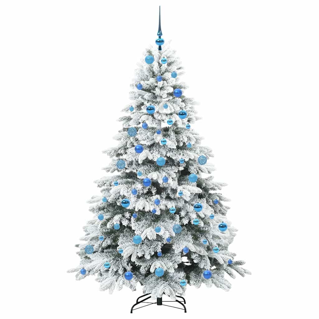 Albero di Natale artificiale con 300 LED Verde 180 cm PE e PVC 3397621