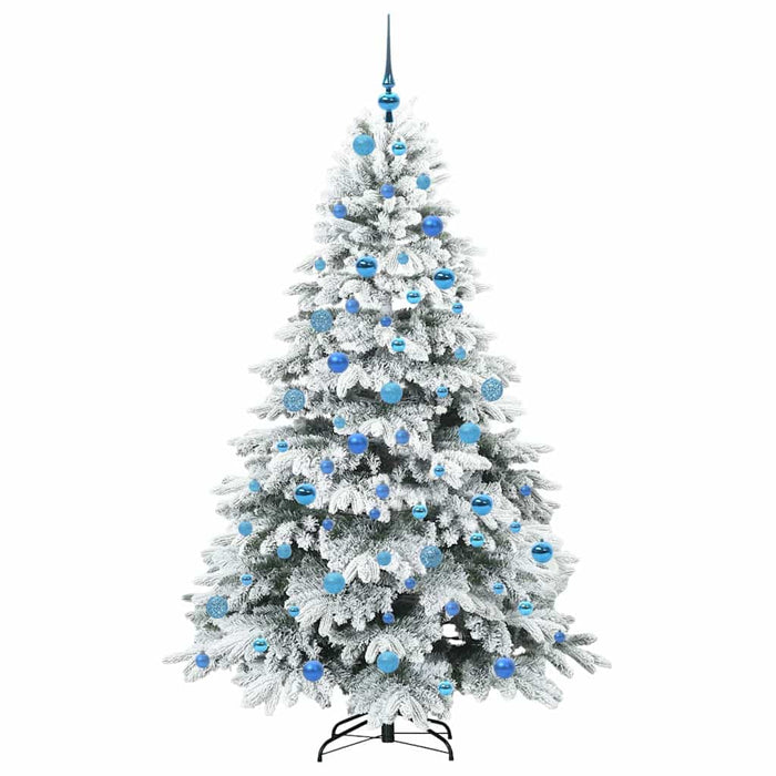 Albero di Natale artificiale con 300 LED Verde 180 cm PE e PVC 3397621