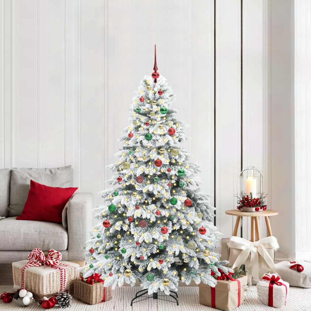 Albero di Natale artificiale con 300 LED Verde 180 cm PE e PVC 3397622