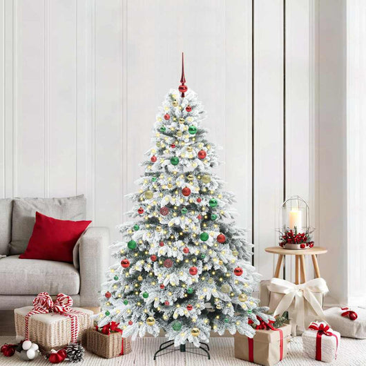 Albero di Natale artificiale con 300 LED Verde 180 cm PE e PVC 3397622