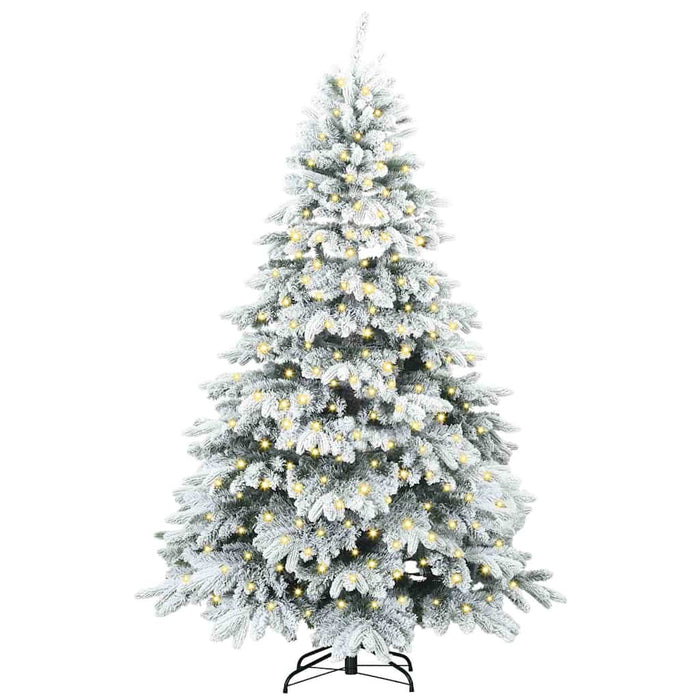 Albero di Natale artificiale con 300 LED Verde 210 cm PE e PVC 3397623