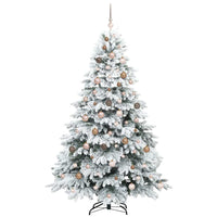 Albero di Natale artificiale con 300 LED Verde 210 cm PE e PVC 3397625