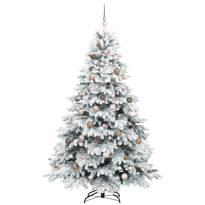 Albero di Natale artificiale con 300 LED Verde 210 cm PE e PVC 3397625