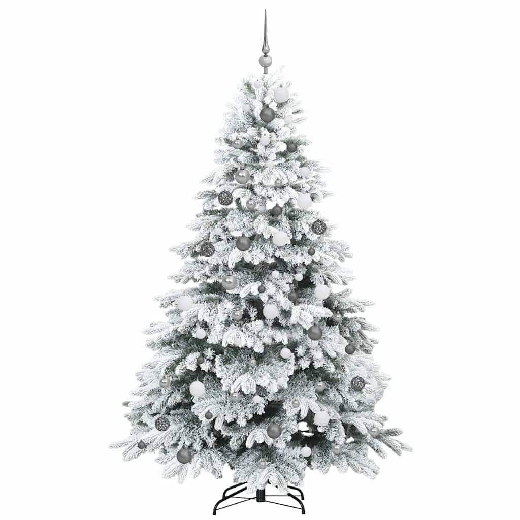 Albero di Natale artificiale con 300 LED Verde 210 cm PE e PVC 3397626