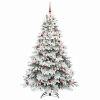 Albero di Natale artificiale con 300 LED Verde 210 cm PE e PVC 3397627