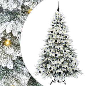 Albero di Natale artificiale con 300 LED Bianco 210 cm PE e PVC 3397628