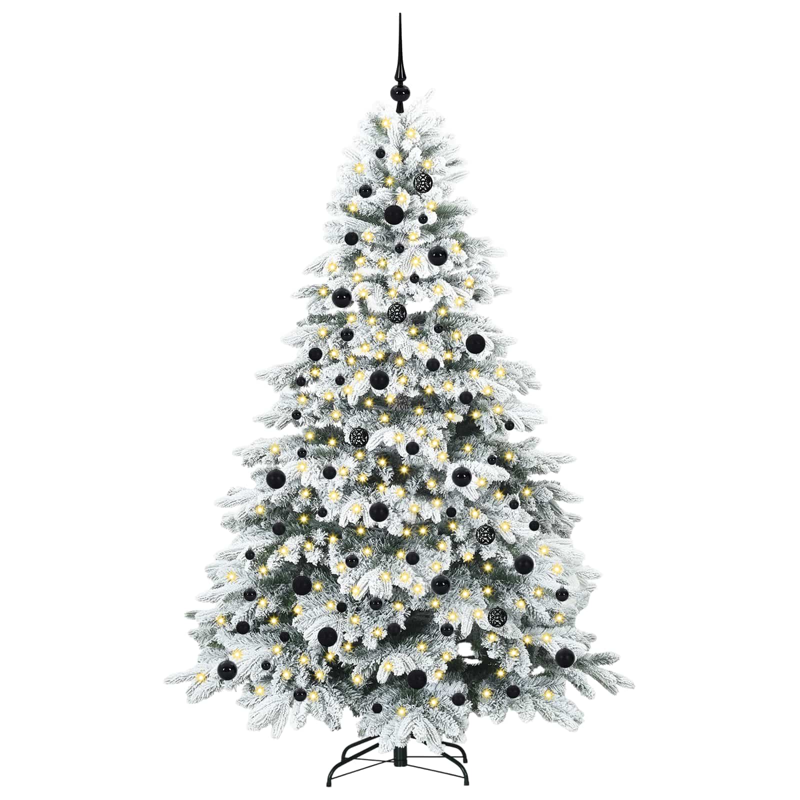 Albero di Natale artificiale con 300 LED Bianco 210 cm PE e PVC 3397628