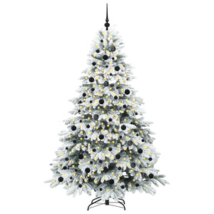 Albero di Natale artificiale con 300 LED Bianco 210 cm PE e PVC 3397628