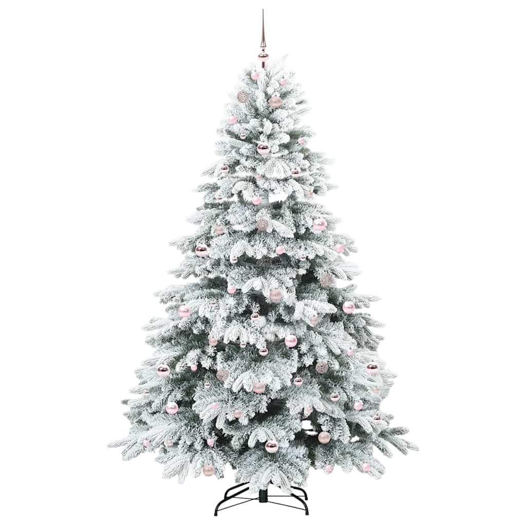 Albero di Natale artificiale con 300 LED Verde 210 cm PE e PVC 3397629