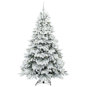 Albero di Natale artificiale con 300 LED Verde 210 cm PE e PVC 3397630