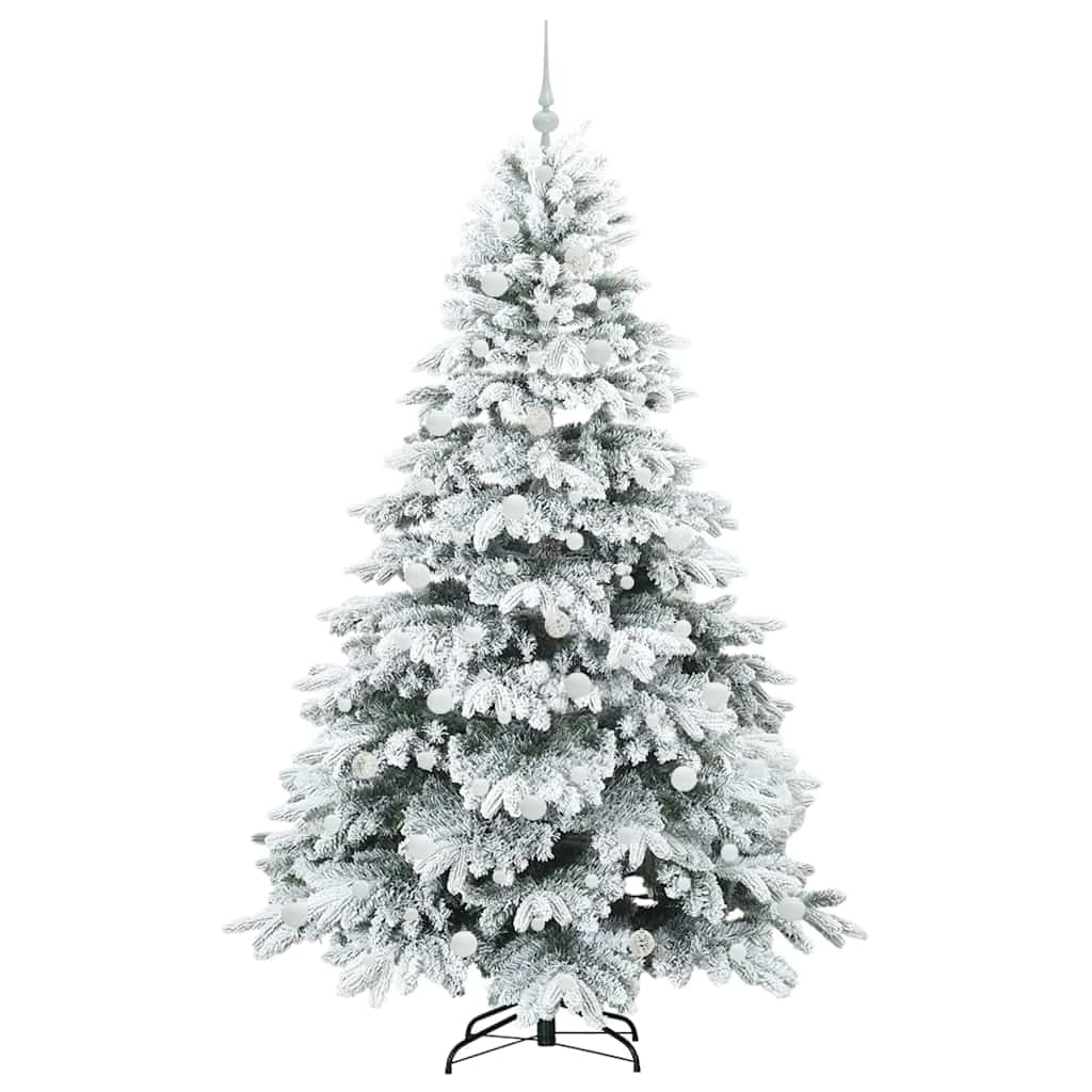 Albero di Natale artificiale con 300 LED Verde 210 cm PE e PVC 3397630