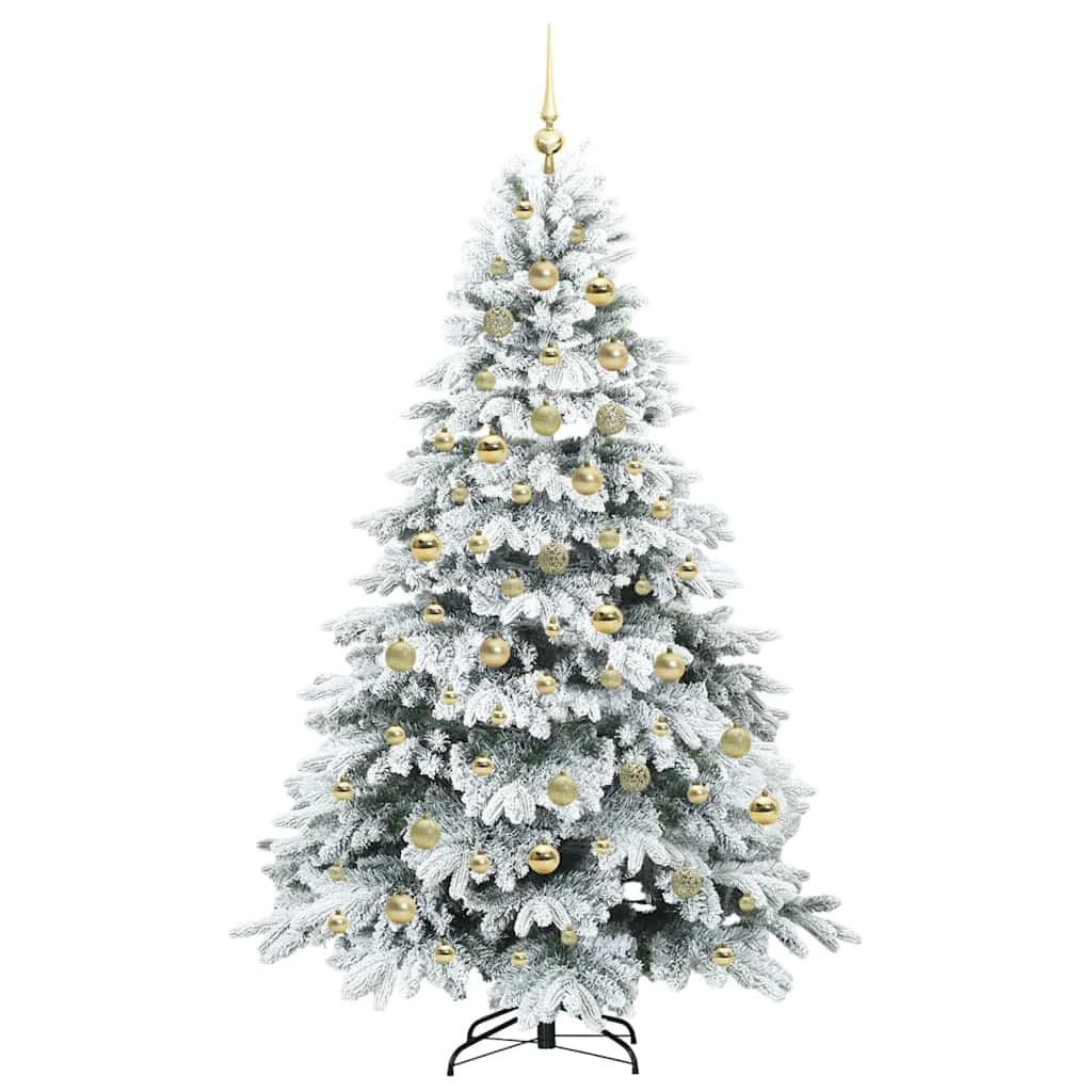 Albero di Natale artificiale con 300 LED Verde 210 cm PE e PVC 3397631