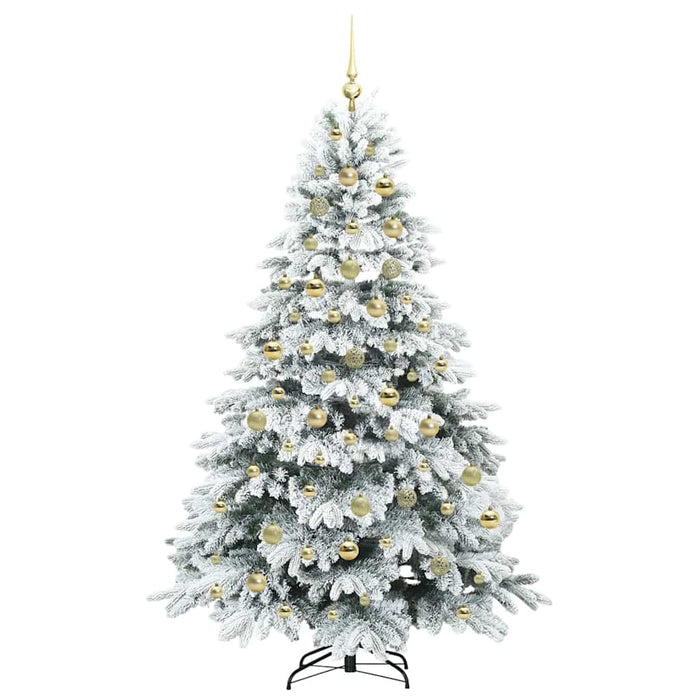 Albero di Natale artificiale con 300 LED Verde 210 cm PE e PVC 3397631
