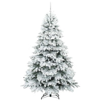 Albero di Natale artificiale con 300 LED Verde 210 cm PE e PVC 3397632
