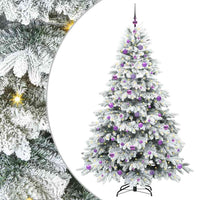 Albero di Natale artificiale con 300 LED Verde 210 cm PE e PVC 3397633