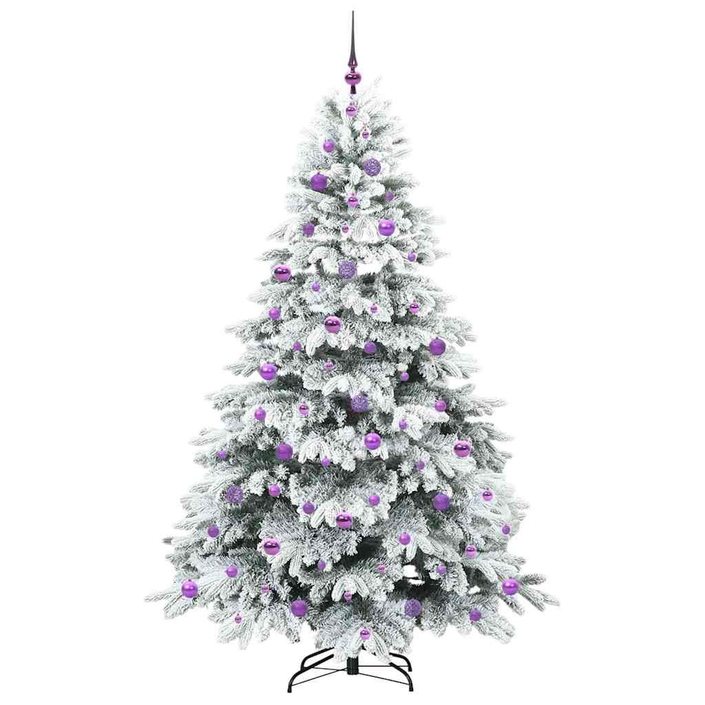 Albero di Natale artificiale con 300 LED Verde 210 cm PE e PVC 3397633