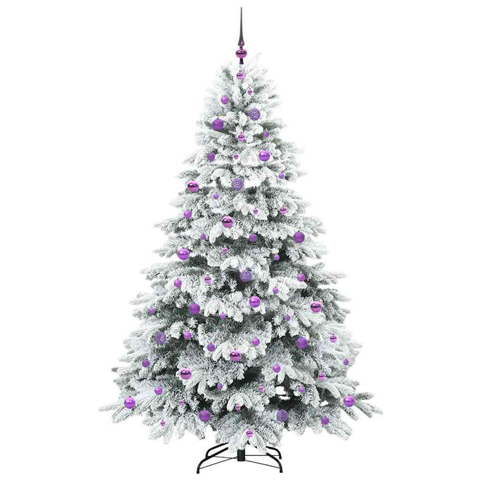 Albero di Natale artificiale con 300 LED Verde 210 cm PE e PVC 3397633