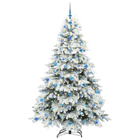 Albero di Natale artificiale con 300 LED Verde 210 cm PE e PVC 3397634