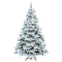 Albero di Natale artificiale con 300 LED Verde 210 cm PE e PVC 3397634