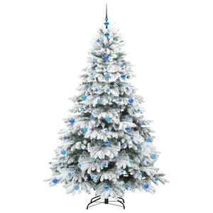 Albero di Natale artificiale con 300 LED Verde 210 cm PE e PVC 3397634