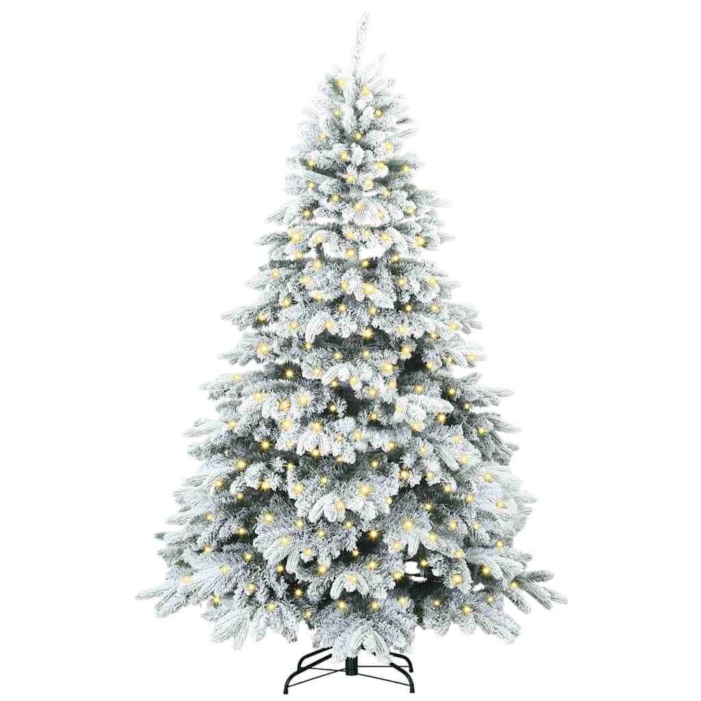 Albero di Natale artificiale con 300 LED Verde 240 cm PE e PVC 3397636