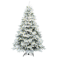 Albero di Natale artificiale con 300 LED Verde 240 cm PE e PVC 3397636