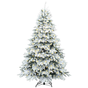 Albero di Natale artificiale con 300 LED Verde 240 cm PE e PVC 3397636